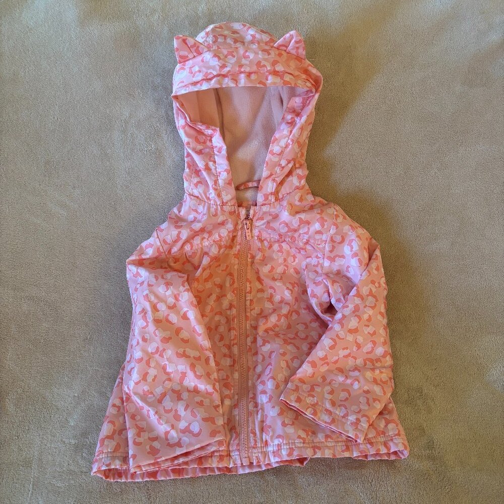 CARTER'S GIRLS Leopard Pattern Jacket Size 5T in color Peach